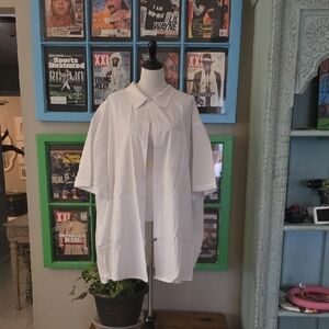 Harbor Bay White Relaxed Fit Casual Shirt